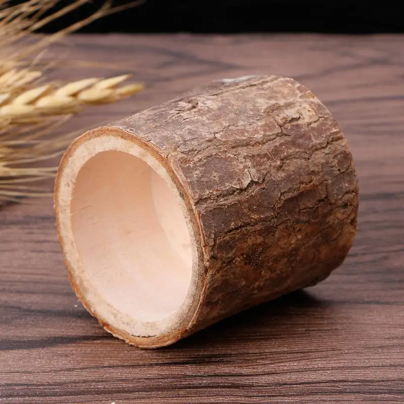 Деревянный подсвечник украшение для стола цветочный горшок суккулентных