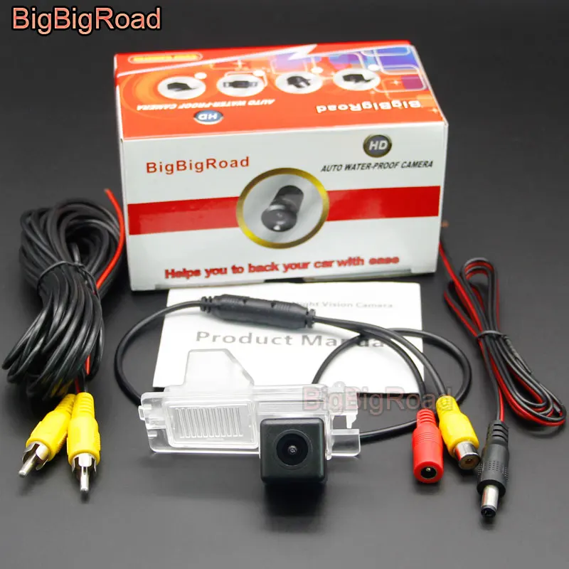 

BigBigRoad For SsangYong Ssang Yong Rexton Kyron Actyon Sports Korando Car HD Rear View Parking CCD Camera Auto Backup Monitor