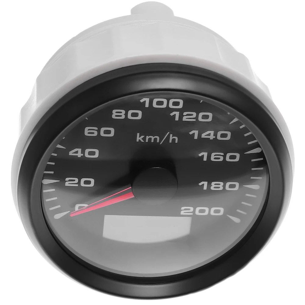 85 мм спидометры gps 0-200 км/ч водонепроницаемый gps Спидометр измерительные приборы для поездок для автомобиля грузовика мотоцикла 9-32 в 8 цветов света