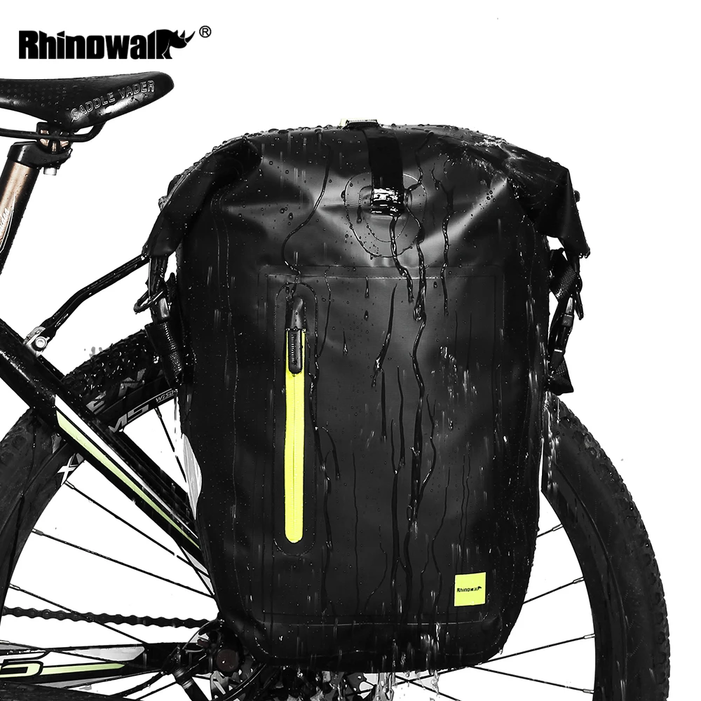 Водонепроницаемая велосипедная сумка Rhinowalk RK18661 25L MTB шоссейная задняя каркасная