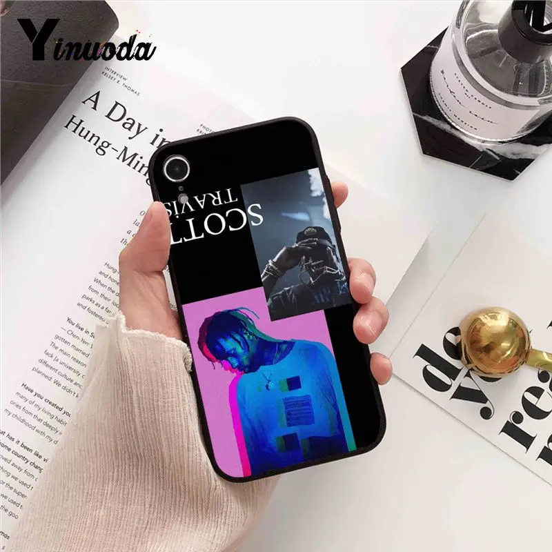 Yinuoda с изображением Трэвиса Скотта rapper чехол для телефона iPhone 8 7 6 6S 6Plus X XS MAX 5 5S SE XR