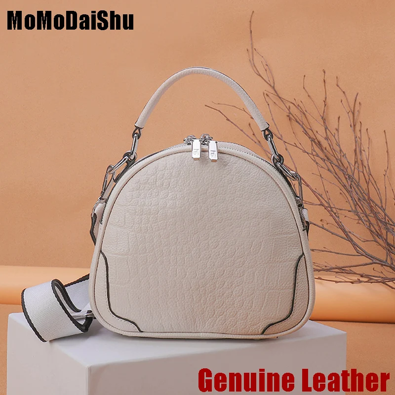 

Designer Shoulder Bags For Women 2021 New Women's Handbag Wide Shoulder Strap High Quality Shoulder Natural Skin Messenger Bag