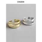 Корейский S925 серебряные ювелирные изделия INS Нерегулярные на сайте alibaba Слои открытие регулировочного кольца 18k Золотые женские серебряные ювелирные изделия оптовая продажа