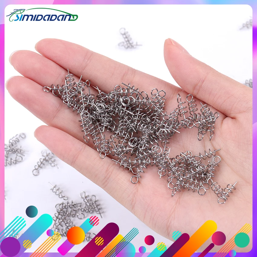 50 шт. пружинные Центрирующие штифты для мягкой приманки | Спорт и развлечения