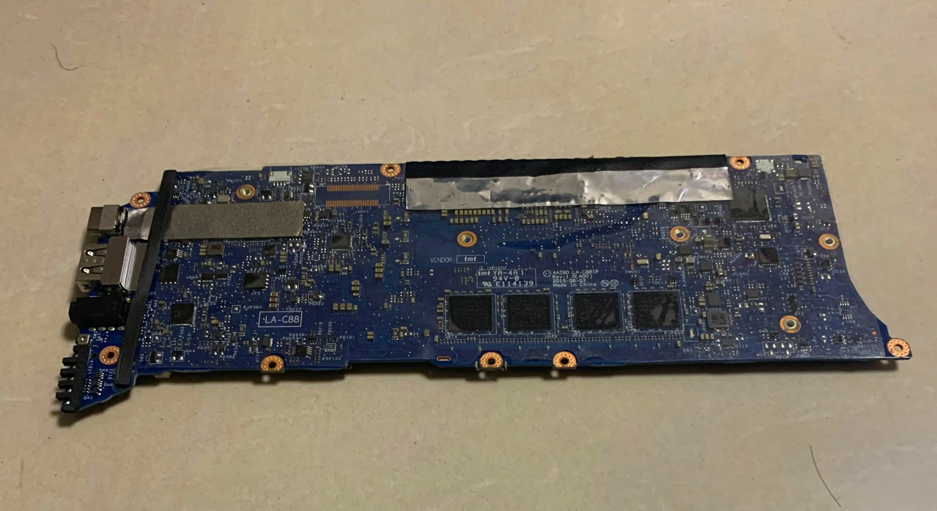Verkauf DP/N:0H67KH AAZ80 LA-C881P FÜR DELL XPS 13 9350 Laptop Motherboard CN-0H67KH MIT SR2JB I7-6560U 16GB 100% Vollständig Getestet