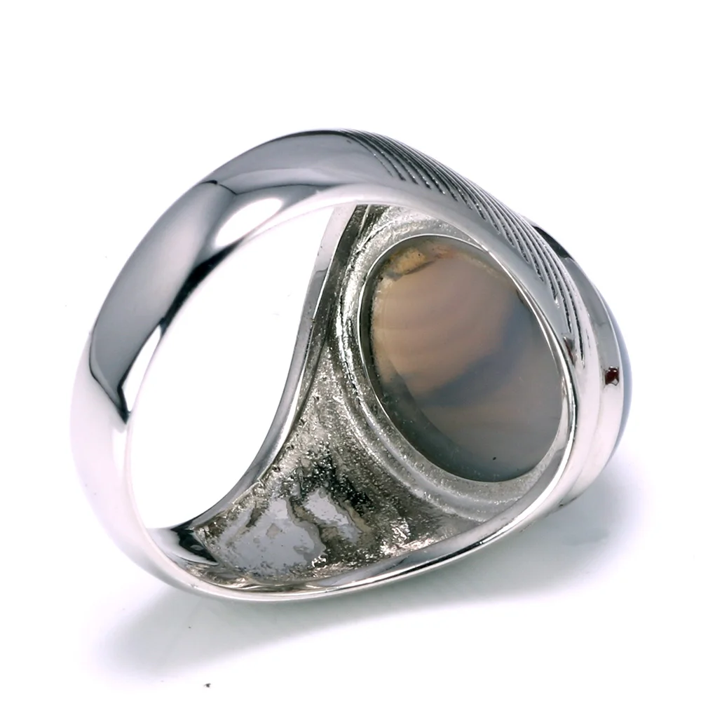 Настоящее серебро 925 пробы античные кольца для женщин и мужчин с натуральным