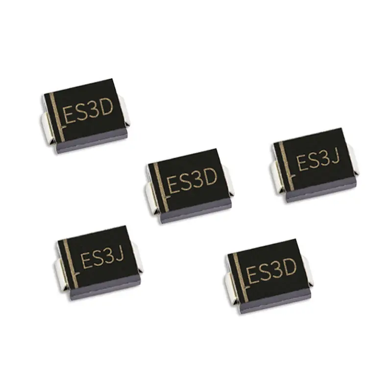 50 шт. SMD быстрый выпрямитель диоды DO 214AB RS3M ES5G ES3D ES3J 3A 50V 100V 150V 200V 300V 400V 600V
