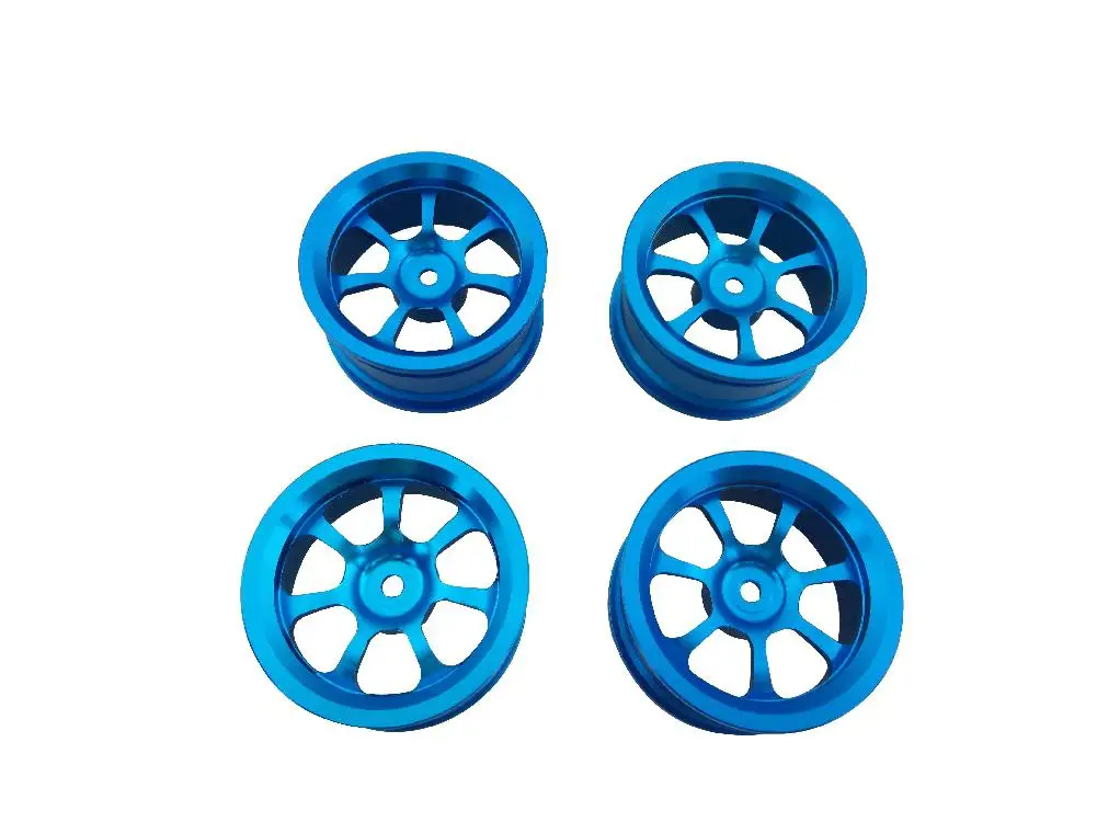 

4Pcs Alloy Rims & Tires RC Car Wheels for 1/18 WLtoys A959-B A979-B A959 A969