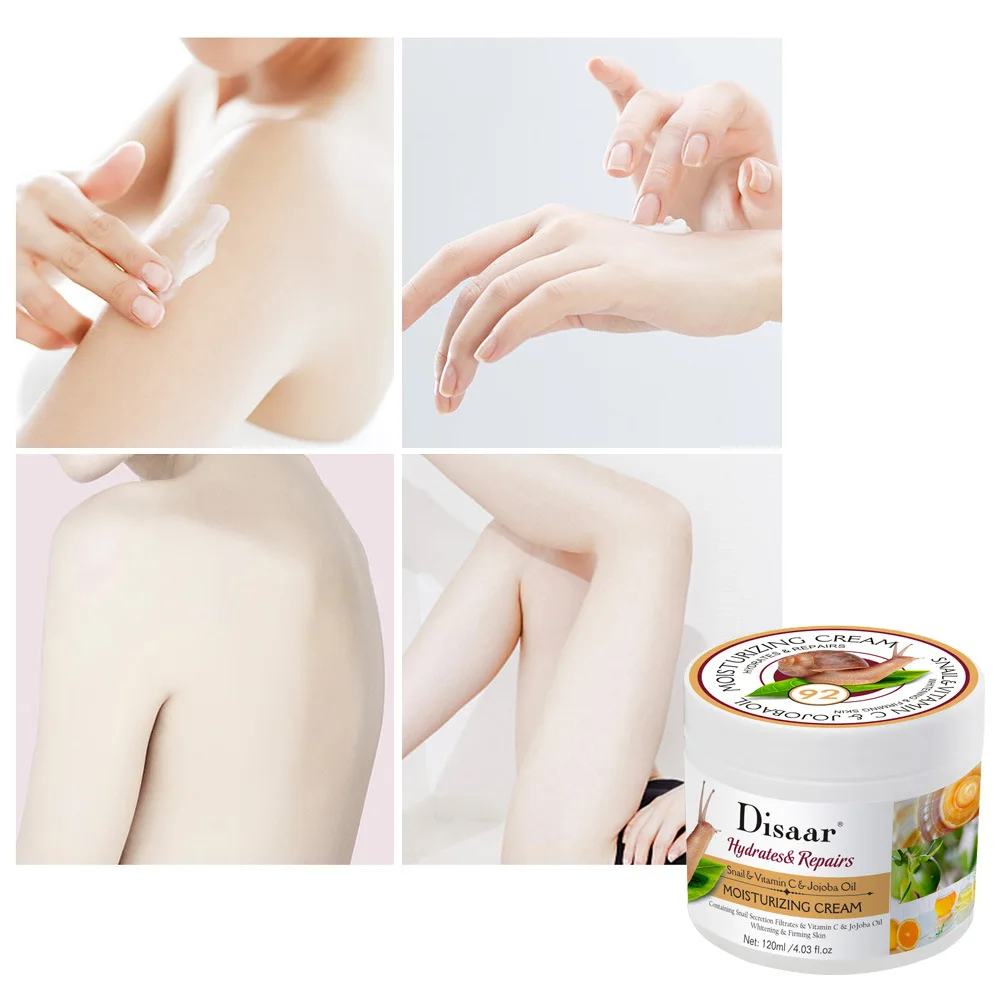 

Natural Snail Body Lotion Cream Anti Wrinkle Anti Aging Anti-Drying Moisturizer Nourishing Collagen Tight Brightening Skin Care