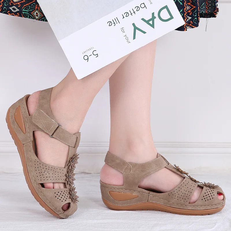 Обувь Женские сандалии Роскошные Коллекция 2020 года Сезон лето С круглым носком