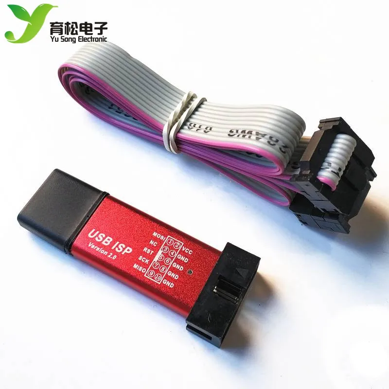 51 MCU линия загрузки 51AVR USBasp загрузчик USB ISP программирующая горелка jtag с