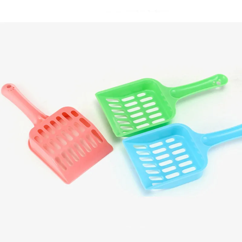 Пластиковая Лопата для кошек кошачьих туалетов инструмент чистки туалета ложки