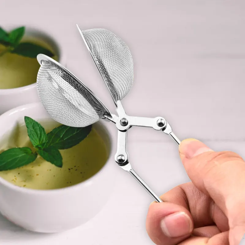 

3Pcs Tea Infuser In Mesh Ball Infuser Tea Strainer Filter with Handle Stainless Steel Tea Mesh Ball Filter Kitchen Accessories