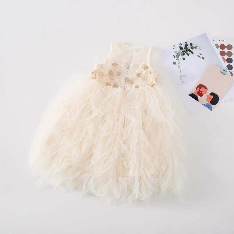 Summer Girls Bridesmaid Dress Sequined Baby Toddler Kids Fashion Party Lace Sleeveless Wedding Princess Dresses Ball Gown 1-5Y | Детская