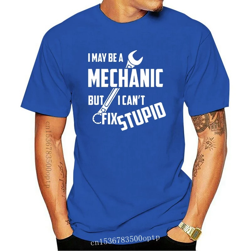 

Мужские, возможно, я механик, но я не могу, Веселый Подарок 2019, мужские модные футболки, забавная уличная одежда, брендовая одежда