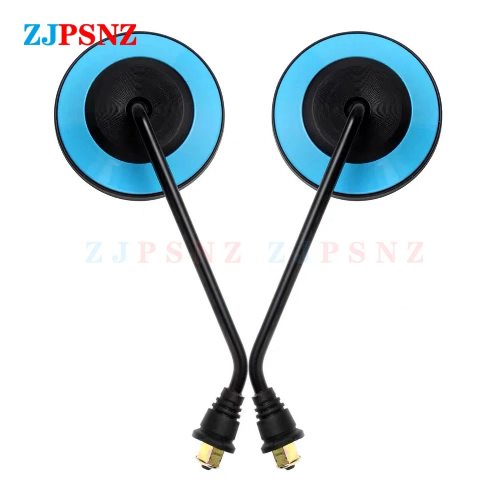 8mm Screw Round Multicolor Motorcycle Mirror 360° Rotated Adjust Back View Rearview Mirrors Moped Side | Автомобили и мотоциклы