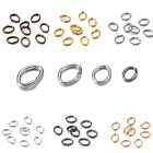 300 шт.лот 7*5 мм овальные открытые металлические кольцевые кольца для самостоятельного изготовления ювелирных изделий ожерелье браслет фурнитура коннектор аксессуары