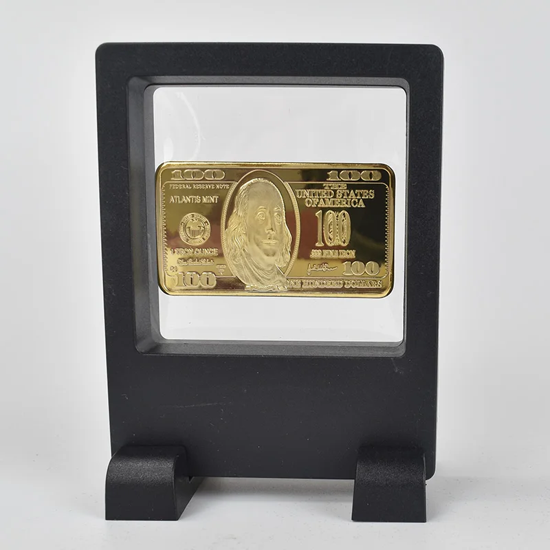 24K позолоченные памятная монета USD 100 доллар слиток Американский Металлические