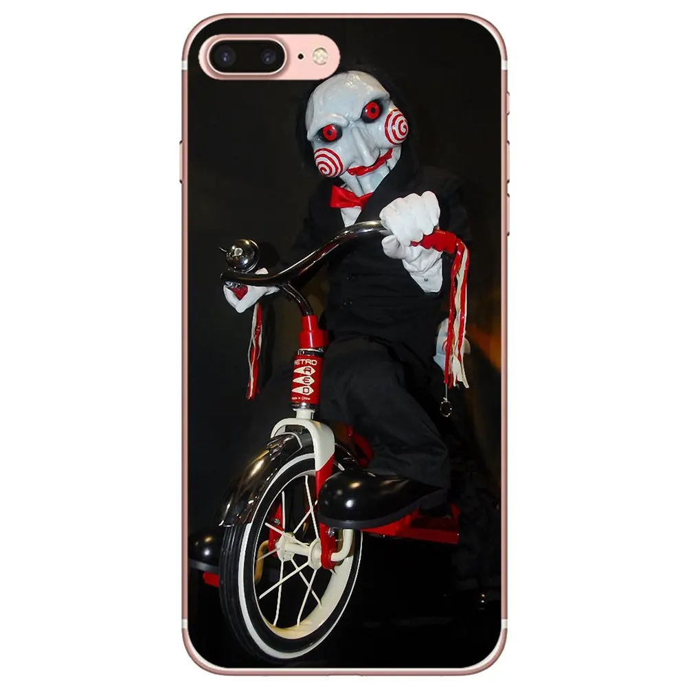 Мягкий чехол для Huawei P50 P30 P40 P20 P8 P9 P10 Lite Pro 2016 2017 P Smart Plus 2019 с изображением маски пилы