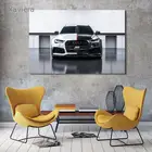 HD Supercar фотография картина Audis Car черный и белый плакат современное искусство холст живопись Домашний декор для гостиной спальни