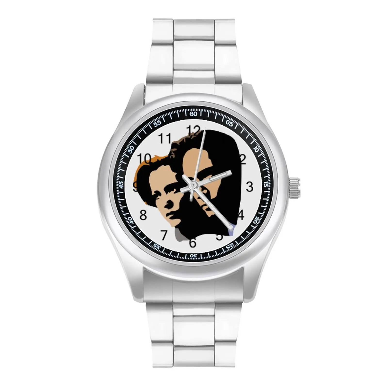 

Часы кварцевые Стальные с фотографией для мальчиков