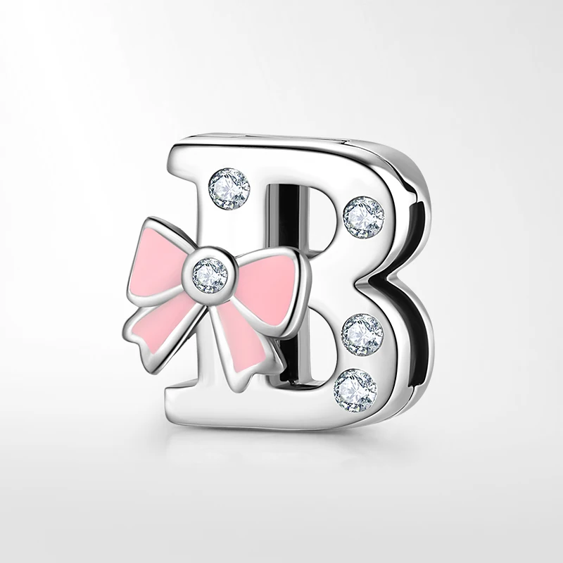 Бусы-шармы в виде букв алфавита с фианитами и кристаллами | Украшения аксессуары