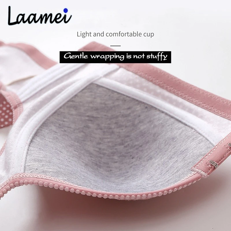

Laamei Sexy Push Up Bra Front Closure Brassiere Solid Color Wireless Bralette Breast Seamless Bra For Women Underwear Plus Size