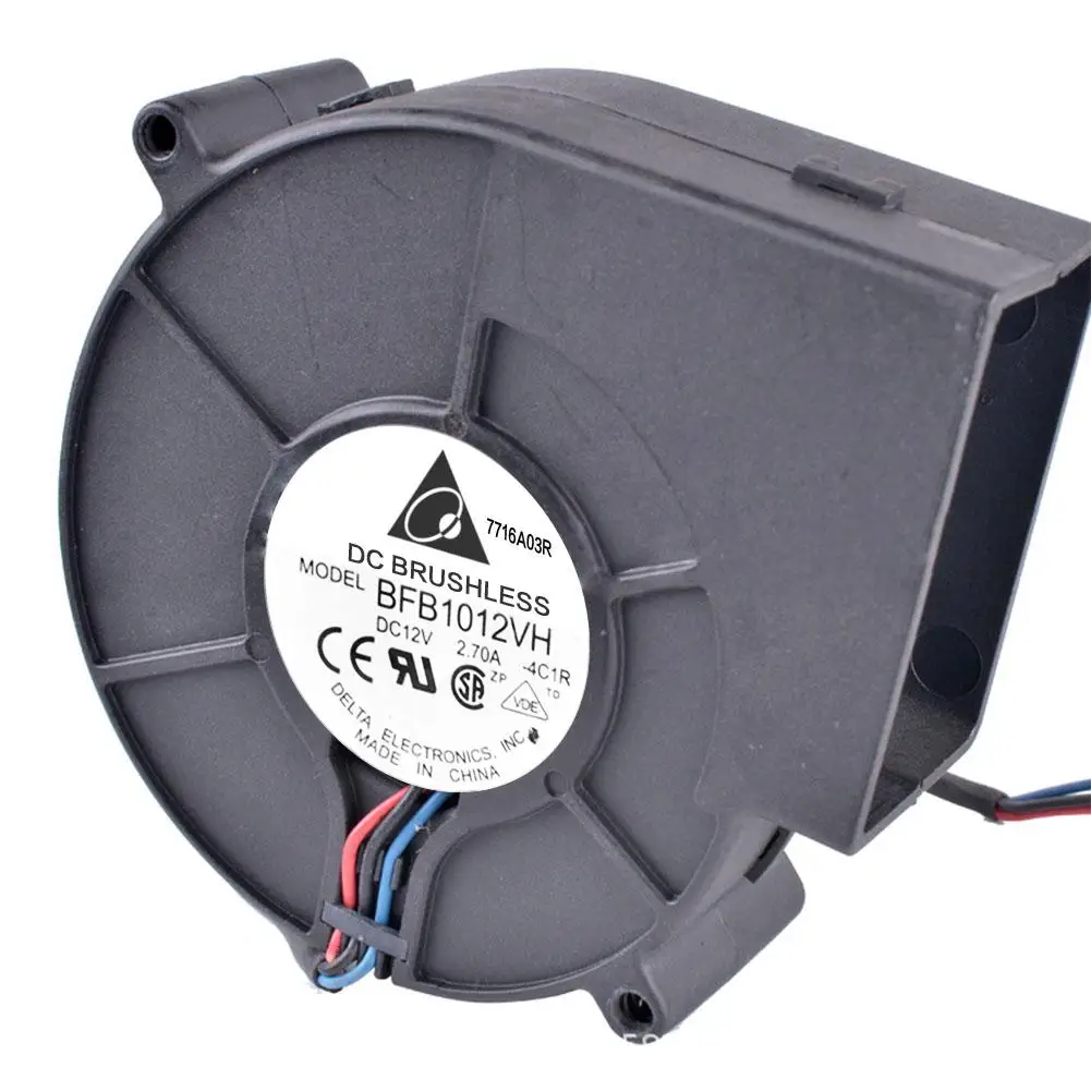 Бос 1012VH 0 5-1A бесщеточный турбо вентилятор центробежный AC/DC 12V 3 Pin BBQ печь Пособия по
