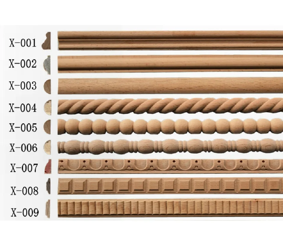

Wooden Carved wooden moulding Style Decorative Indoor Door Semi Home Decoration Accessories Figurines Miniatures