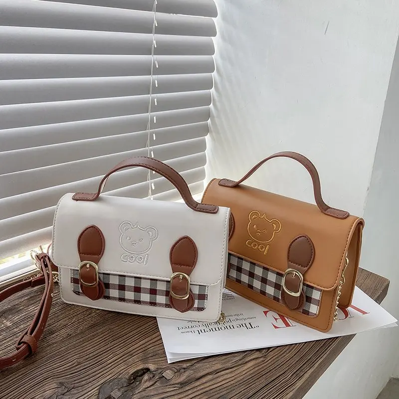 

Bags 2021 new trendy fashion leather handbags 2020 net red chain messenger bag summer all-match shoulder bag solid color