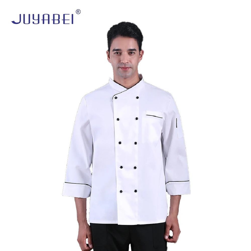 

New Arrivals Chef Uniform Men Women Kitchen Catering Cook Coat Double Breasted Chef Clothes Cozinha Patisserie Horeca Overalls