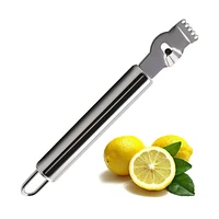 1pc stainless steel lemon grater orange peeler multifunction manual fruit peeling knife kitchen accessories practical gadget