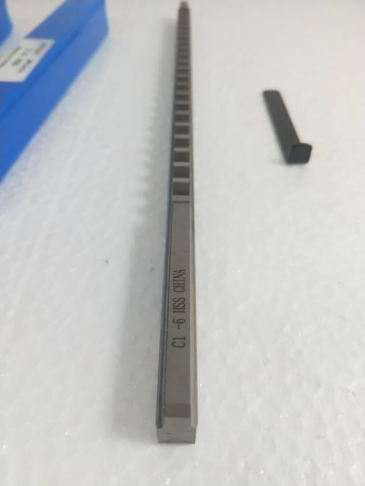Высокое качество HSS Keyway Broach метрический размер 6 мм режущий инструмент C1 Push-Type |