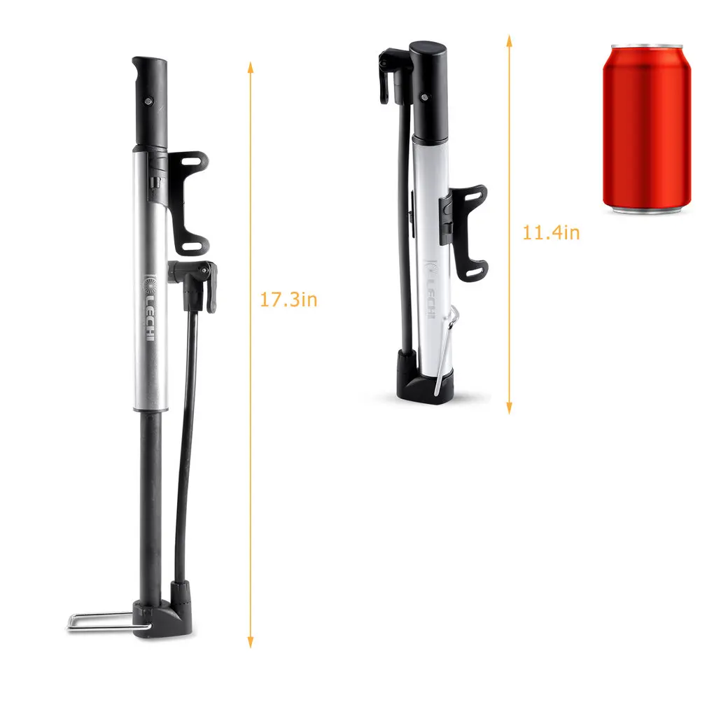 Портативный мини велосипедный насос высокого давления ручной воздушный