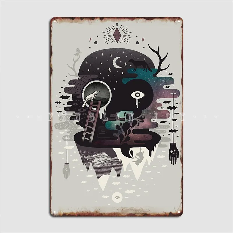 

Металлический плакат на стену Daemon, настенный плакат для паба, жестяной рекламный плакат на заказ