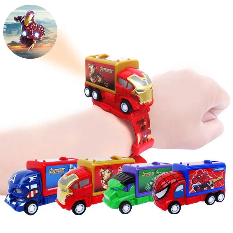 Детские электронные часы с героями мультфильмов Disney Железный человек