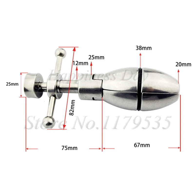 Открывающиеся анальные пробки из нержавеющей стали 304 тяжелый анус с замком и