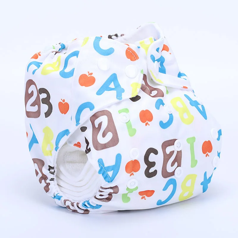 

1Pcs Baby Cloth Diapers Reusable Nappy Washable Diapers soft Training Pants Cover Infant Wrap Inserts Newborn fitted underwear