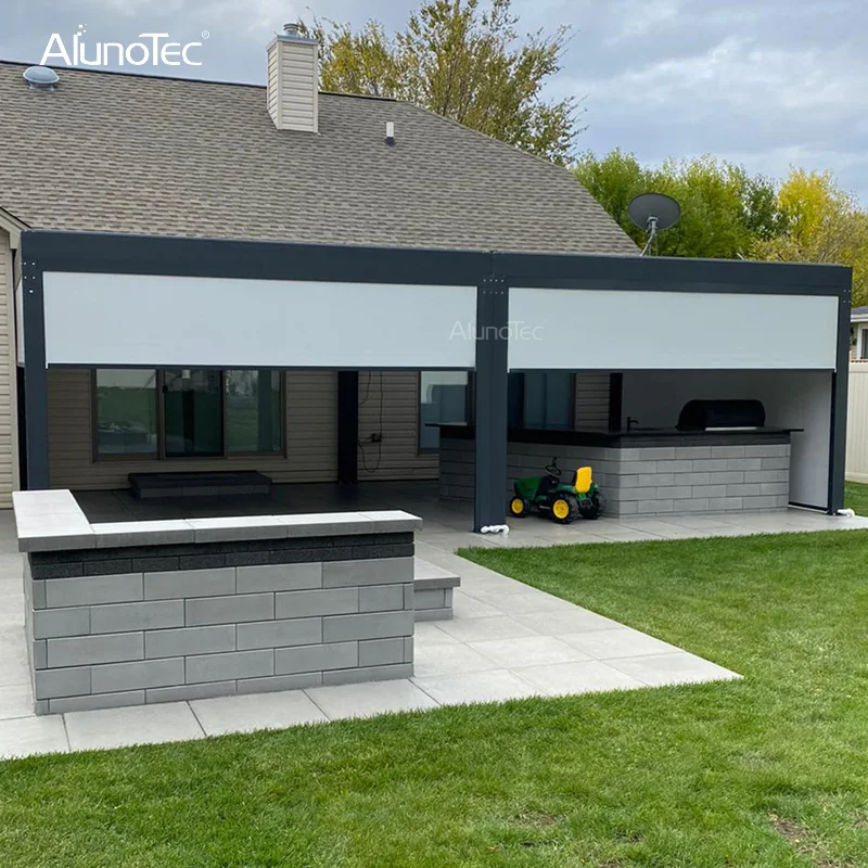 Алюминиевый жалюзи с дистанционным управлением водонепроницаемая палатка