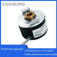 hollow shaft through hole rotary encoder iha6012 zkt6012 differential output 5000 pulse photoelectric code disc