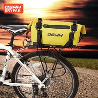 osah 15l bike back rear seat bag blue yellow orange waterproof outdoor hiking camping cycling single shoulder storage backpack