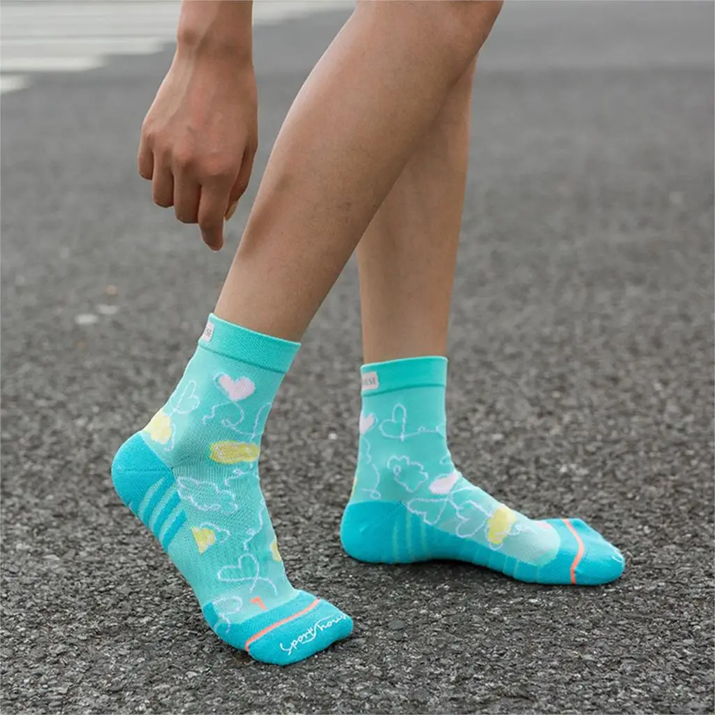 

3Pairs Professional Sports Cotton Socks Women Running Yoga Men Cycling Breathable Deodorant Moisture Wicking Sock Non-slip