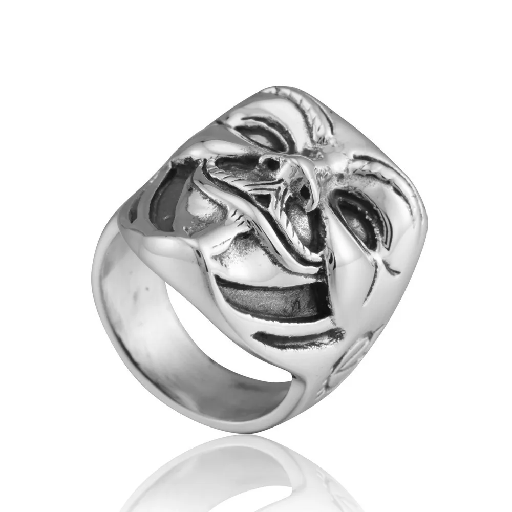 Обручальные кольца кольцо с маской вендетты из нержавеющей стали ювелирные