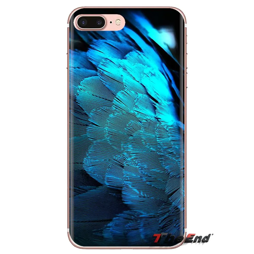 Красочные павлиньи перья печати для iPhone XS Max XR X 4 4S 5 5S 5C SE 6 6S 7 8 плюс samsung Galaxy J1 J3 J5 J7 A3