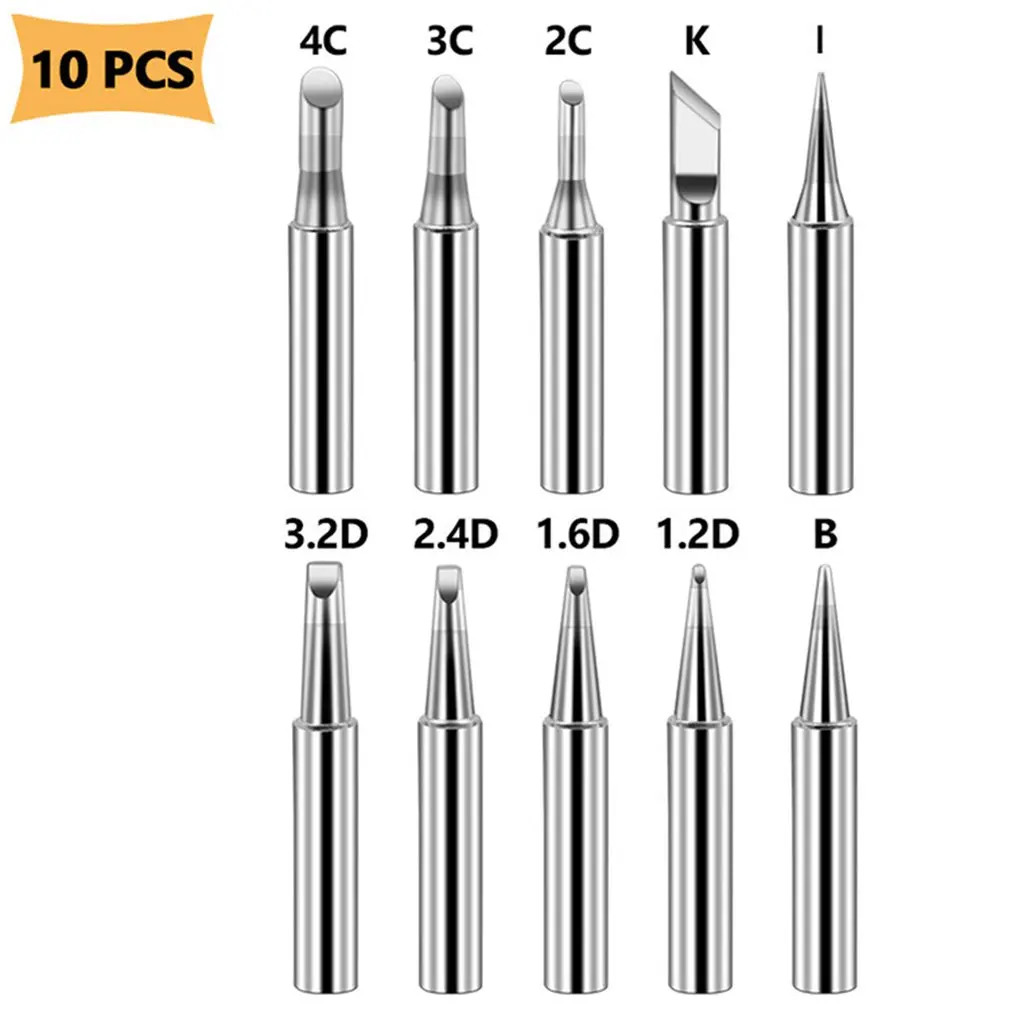 

Soldering Iron Tips Pure Copper Soldering Iron Tip Lead-free Solder Tips Welding Head Soldering Tools 17pcs/set