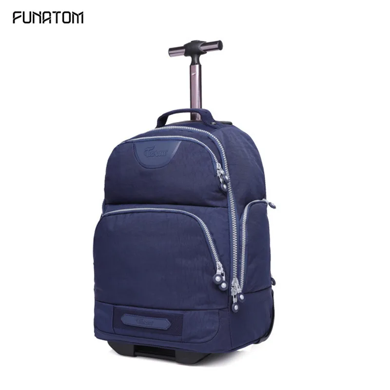 Многофункциональный чемодан на колесиках 18 в школьные дорожные сумки рюкзак для