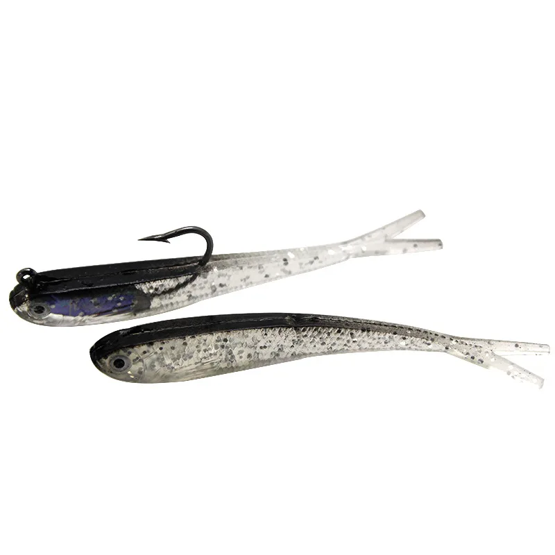 

5 шт., мягкая рыболовная приманка, 7,5 см, 2,5 г