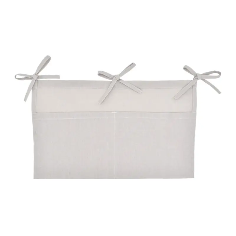 

Hot Baby Crib Organizer Bed Hanging Storage Bag For Baby Essentials Multi-Purpose Baby Bed Organizer Hanging Diaper Toys Tissue