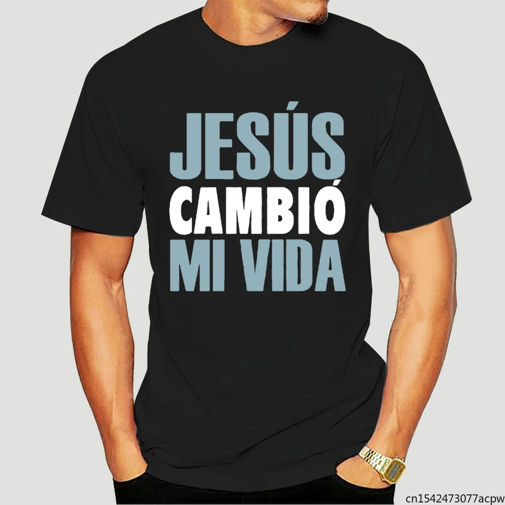

Jesus Cambio Mi Vida Spanish Men's T-Shirt