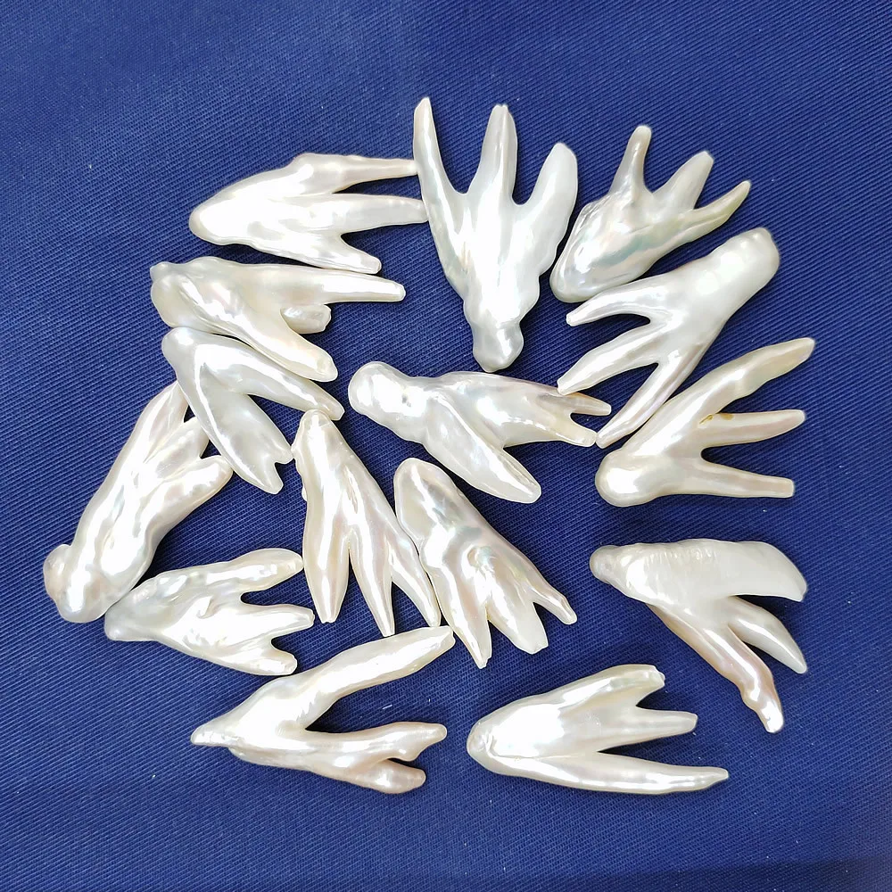 

Natural Freshwater Baroque Pearls Charms Jewelry Making 15~20mm Irregular Paw Loose Beads DIY Bracelet Necklace Accessories